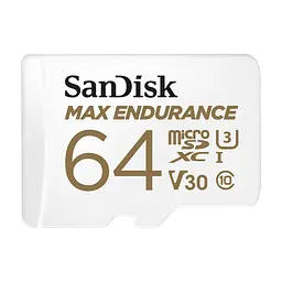 Карта пам'яті SanDisk 64GB microSDXC class 10 UHS-I U3 Max Endurance (SDSQQVR-064G-GN6IA)