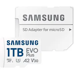 Карта пам'яті Samsung MICRO SDXC EVO+ 1TB V30 W/A MB-MC1T0SA/EU (MB-MC1T0SA/EU)