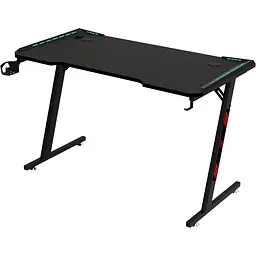 Комп'ютерний ігровий стіл GT Racer T-1242 Black [125832] - мініатюра 2