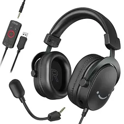 Ігрова гарнітура FIFINE H9 USB / Jack 3.5 мм / 7.1 Surround / Знімний мікрофон