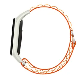Ремінець для Xiaomi Mi Band 7/6/5/4, помаранчевий, AlpinaStyle Band, тканинний поліестеровий ремінець для фітнес браслета, дихаючий, для активного відпочинку та спорту, ArmorStandart (ARM64989) - мініатюра 5