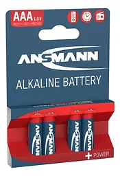 Батарейка Ansmann AAA/LR03 BL 4шт (5015553) - мініатюра 4