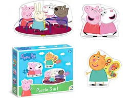 Пазли 3 в 1 Peppa Pig, DoDo, 2-3-4 ел.