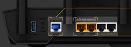 ASUS Маршрутизатор TUF-AX4200 4xGE LAN 2,5xGE WAN 1xUSB3.2 MU-MIMO OFDMA MESH gaming - мініатюра 9