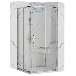Душова кабіна Rea Punto 90x90 REA-K0867, Хром, Універсальна, прозорий