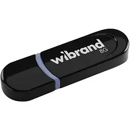 USB флеш накопичувач Wibrand 8GB Panther Black USB 2.0 (WI2.0/PA8P2B)
