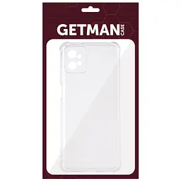 TPU чохол Getman Ease logo посилені кути Full Camera для Motorola Moto G32 Безбарвний прозорий - мініатюра 4