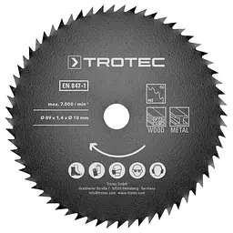 Пиляльний диск 2 шт Trotec 1 HSS HS60/HS80 метал - мініатюра 2