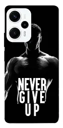 Чохол Demsky Never give up для Xiaomi Poco F5 / Note 12 Turbo