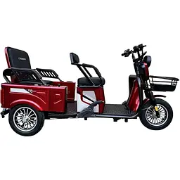 Електроскутер Триколісний Crosser TR-5 Tranzit (1200W, 72V,24Ah) Червоний - мініатюра 5