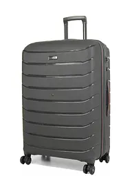 Валіза дорожня велика (L) поліпропілен Snowball 61303 Cologne 92,5 л 75х49x28 см Сірий