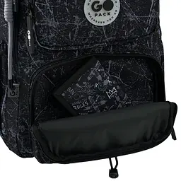 Рюкзак GoPack Education 120M-3 Shadow Чорно-сірий (GO26-120M-3) - мініатюра 9
