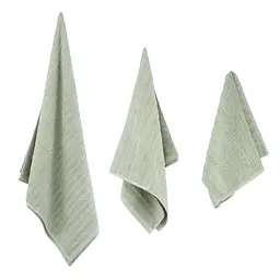 Рушник махровий Ardesto Lines, 30х50см, 100% бавовна, зелений (ART2630LG) - мініатюра 6