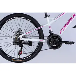 Велосипед Formula 24" BLACKWOOD DD FR рама-12.5" AL 2026 біло-рожевий (OPS-FR-24-444) - мініатюра 5