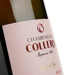 Шампанське Collery Rose Brut Grand Cru рожеве брют 0.75 л - мініатюра 3