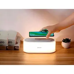 Нічний світильник з бездротовою зарядкою Proove Multicolor Glow White [PLGM00102002] [124213] - мініатюра 7