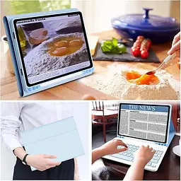 Чохол-книжка BeCover з бездротовою клавіатурою для Samsung Galaxy Tab A9 SM-X115 8.7" Light Blue (712358) - мініатюра 4