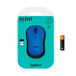 Миша Logitech M220 Silent Blue (910-004879) [83490] - мініатюра 7