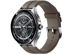 Смарт-годинник Xiaomi Watch 2 Pro Bluetooth Silver Case with Brown Leather Strap (BHR7216GL) - мініатюра 3