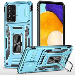 Ударостійкий чохол Camshield Army Ring для Samsung Galaxy A33 5G Блакитний / Light Blue