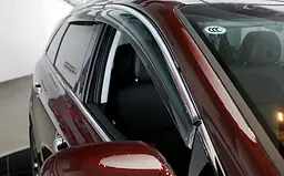 Дефлектори вікон вітровики Kia Sorento 2015- З Хром Молдінгом - мініатюра 2