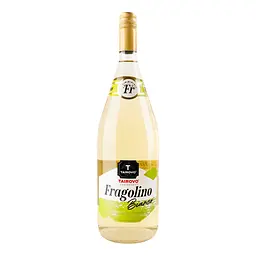 Напій винний Tairovo Fragolino Bianco ігристий білий напівсолодкий 6-6.9% 1.5 л