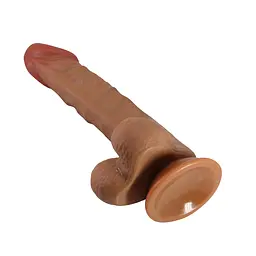 Фалоімітатор Beautiful Encounter Buraq 9.4" 24 см (коричневий) - мініатюра 6