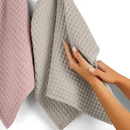 Вафельні рушники Summer Greek Waffle CS1 2шт 75х95см/75х130см (SetTw_GreekWaffle_35Bronze75x95_11Flamingo75x130) - мініатюра 8
