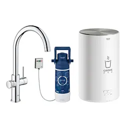Змішувач для кухні з бойлером Grohe Red Duo 30083001 M-size, Хром