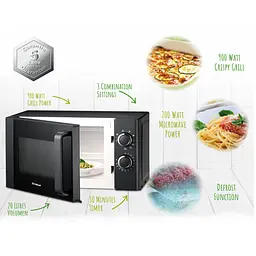 Мікрохвильова піч Trisa 7654.4212 Micro Grill 20l black (5178) - мініатюра 3