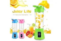 Кружка – блендер Juice Cup NG-01 · Фітнес – шейкер для смузі з USB зарядкою · Портативний соковитискач з функцією Power Bank - мініатюра 5