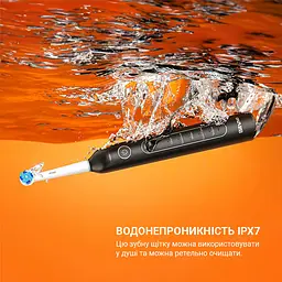 Електрична зубна щітка, що обертається з футляром Bitvae R2 8 насадок Black - мініатюра 6