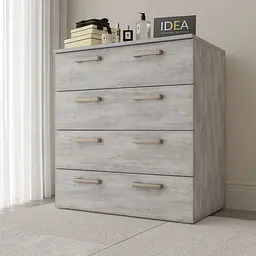 Комод на 4 шухляди Idea ТКБ-361.2 Бетон урбан