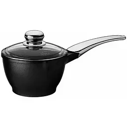 Ківш із кришкою Risoli Fusion steel з металевою ручкою 16 см 1.5 л (00095fa/16tp)