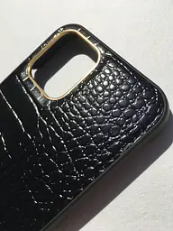 Протиударний чохол iDeal of Sweden Atelier MagSafe для iPhone 12 Pro Neo Noir Croco - мініатюра 7