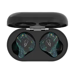 Бездротові Bluetooth навушники Sabbat E12 Ultra Dream Stone c підтримкою aptX чорно-зелені - мініатюра 2