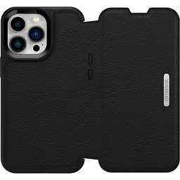 Оригінальний чохол книжка OtterBox Strada шкіряний протиударний для iPhone 13 Pro Black (77-85796)