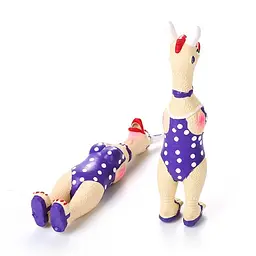Латексна іграшка для собак Derby Screaming Chicken Latex Dog Toy з пискавкою - мініатюра 2