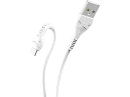 Кабель Hoco X37 Cool Power MicroUSB 1m White (6931474710505)