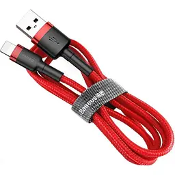 Кабель Baseus Cafule USB-A to Lightning 2m Red (CALKLF-C09) [169523] - мініатюра 3