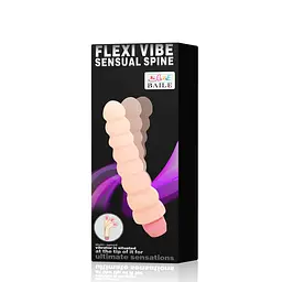 Вібратор Baile Flexi Vibe Sensual Spine 19 см тілесний - мініатюра 8