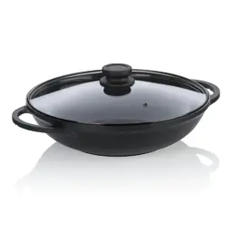 Сковорода Kela Atura WOK з кришкою 32 см, 4 л (15174)