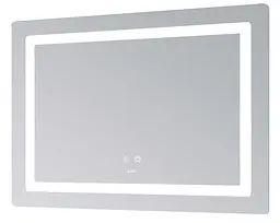 Дзеркало Lidz Kubis (KU2) 1000х800 мм з LED-підсвічуванням Touch LD78LF6141008048450 - мініатюра 5