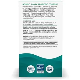 Пробіотики Nordic Naturals Nordic Flora Probiotic Comfort 15 млрд КУО 30 капсул - мініатюра 4