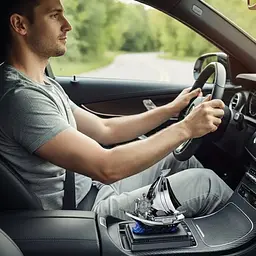 Автомобільний освіжувач повітря / ароматизатор на сонячній панелі / Автомобільний ароматизатор "Кораблик" з штурвалом, що обертається - мініатюра 3