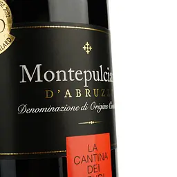 Вино La Cantina dei Feudi Montepulciano d’Abruzzo DOC червоне сухе 0.75 л - мініатюра 3