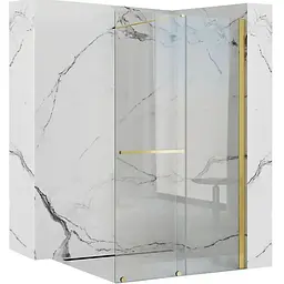 Душова стінка Rea Cortis 120 gold REA-K8485