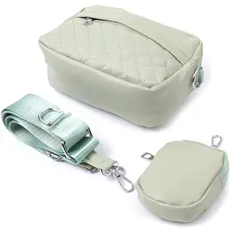 Стильна жіноча сумка крос-боді з монетницею з екошкіри Vintage 19,5х12,5х6,5 см sum0026988 - мініатюра 5