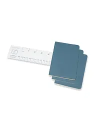 Записник Moleskine Cahier кишеньковий, Нелінований Жвавий Блакитний (CH013B44) - мініатюра 2