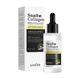 Есенція Sadoer з муцином равликова та колагеном проти зморшок Snail Collagen Anti-Wrinkle Essence 50 мл - мініатюра 2